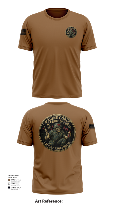 Recruit Processing 31438936 Short Sleeve Performance Shirt - 1