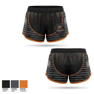 Womens Shorts, Forge Jiu Jitsu, , Teamtime, Team time, sublimation, custom sports apparel, team uniforms, spirit wear, spiritwear, sports uniforms, custom shirts, team store, custom team store, fundraiser sports, apparel fundraiser