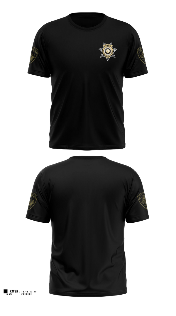 Old School Cotton Feel Shirt, Rockdale Police Department, Police, Teamtime, Team time, sublimation, custom sports apparel, team uniforms, spirit wear, spiritwear, sports uniforms, custom shirts, team store, custom team store, fundraiser sports, apparel fundraiser
