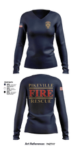 PFD 30197599 Women's Long Sleeve V-neck Shirt - 19