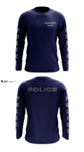Sacramento Police Marine Unit Long Sleeve Performance Shirt - 3