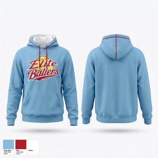 Hoodie, Elite Ballers, Softball, Teamtime, Team time, sublimation, custom sports apparel, team uniforms, spirit wear, spiritwear, sports uniforms, custom shirts, team store, custom team store, fundraiser sports, apparel fundraiser