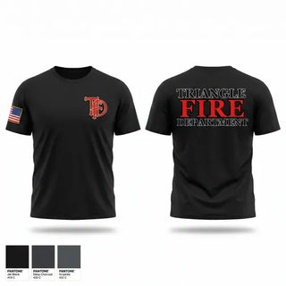 Old School Cotton Feel Shirt, Triangle Fire Department, Fire Department, Teamtime, Team time, sublimation, custom sports apparel, team uniforms, spirit wear, spiritwear, sports uniforms, custom shirts, team store, custom team store, fundraiser sports, apparel fundraiser