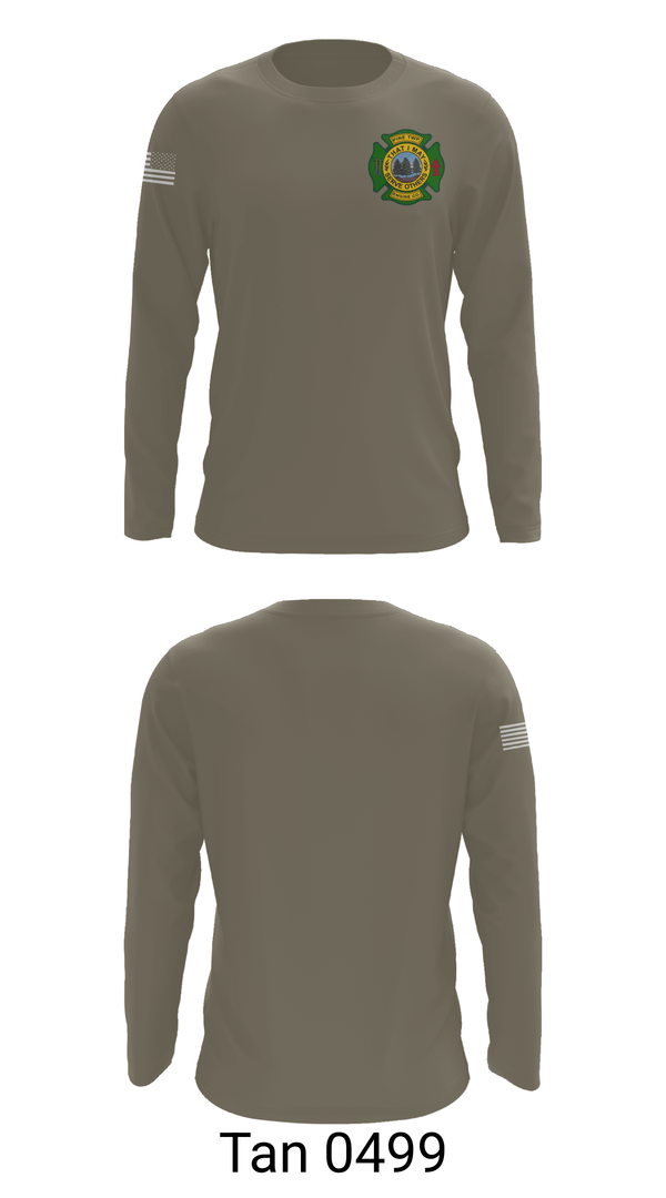 Long Sleeve Performance Shirt, Pine Township Engine Company, Fire Department, Teamtime, Team time, sublimation, custom sports apparel, team uniforms, spirit wear, spiritwear, sports uniforms, custom shirts, team store, custom team store, fundraiser sports, apparel fundraiser