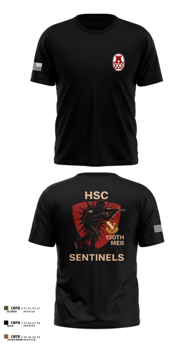 HSC 130th MEB 16353532 Short Sleeve Performance Shirt - 3