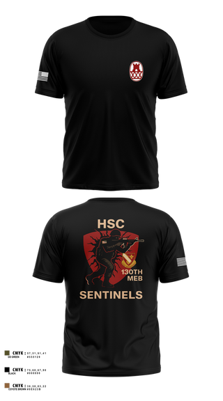 Old School Cotton Feel Shirt, HSC 130th MEB, Army, Teamtime, Team time, sublimation, custom sports apparel, team uniforms, spirit wear, spiritwear, sports uniforms, custom shirts, team store, custom team store, fundraiser sports, apparel fundraiser
