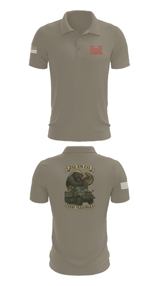 Short Sleeve Performance Polo, 252 EN CO, National Guard, Teamtime, Team time, sublimation, custom sports apparel, team uniforms, spirit wear, spiritwear, sports uniforms, custom shirts, team store, custom team store, fundraiser sports, apparel fundraiser