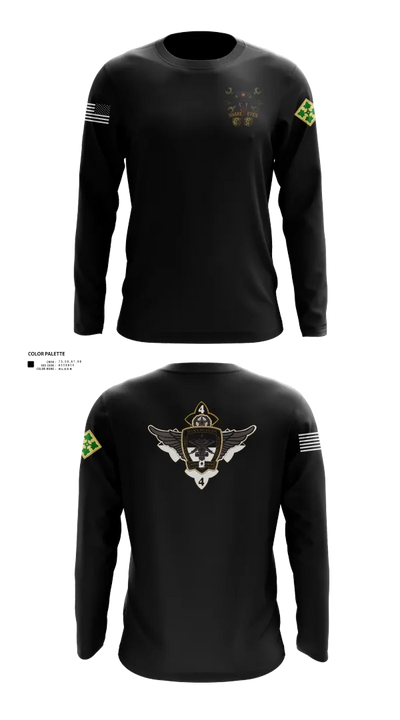 4-4 AB ECHO COMPANY 91942241 Long Sleeve Performance Shirt 21