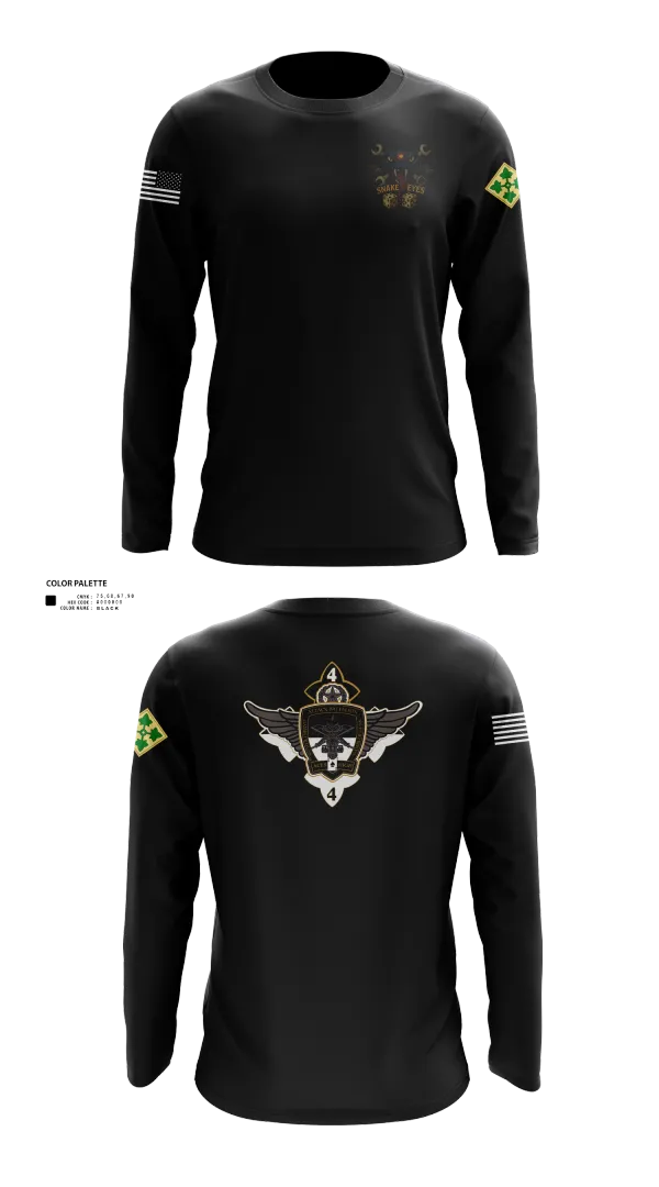 Long Sleeve Performance Shirt, 4-4 AB ECHO COMPANY, , Teamtime, Team time, sublimation, custom sports apparel, team uniforms, spirit wear, spiritwear, sports uniforms, custom shirts, team store, custom team store, fundraiser sports, apparel fundraiser