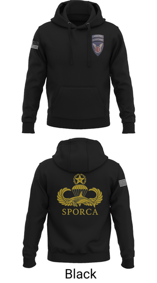 Hoodie, HHC, 725th BSB, 2/11 ABN, , Teamtime, Team time, sublimation, custom sports apparel, team uniforms, spirit wear, spiritwear, sports uniforms, custom shirts, team store, custom team store, fundraiser sports, apparel fundraiser