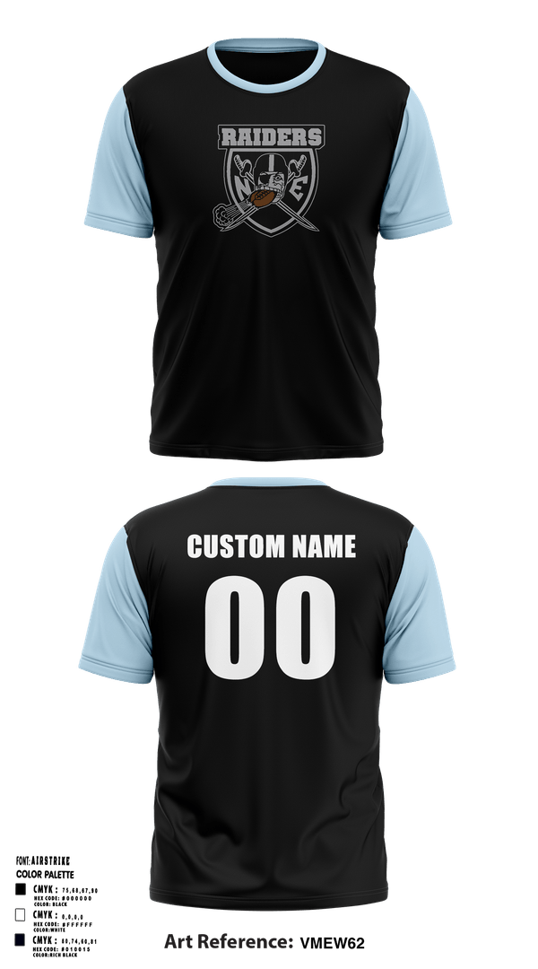 Short Sleeve Rash Guard Shirt, NE Raiders, , Teamtime, Team time, sublimation, custom sports apparel, team uniforms, spirit wear, spiritwear, sports uniforms, custom shirts, team store, custom team store, fundraiser sports, apparel fundraiser