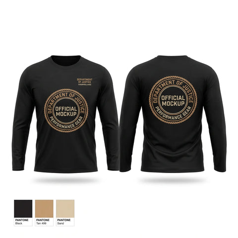 Long Sleeve Performance Shirt, DEPARTMENT OF JUSTICE, , Teamtime, Team time, sublimation, custom sports apparel, team uniforms, spirit wear, spiritwear, sports uniforms, custom shirts, team store, custom team store, fundraiser sports, apparel fundraiser