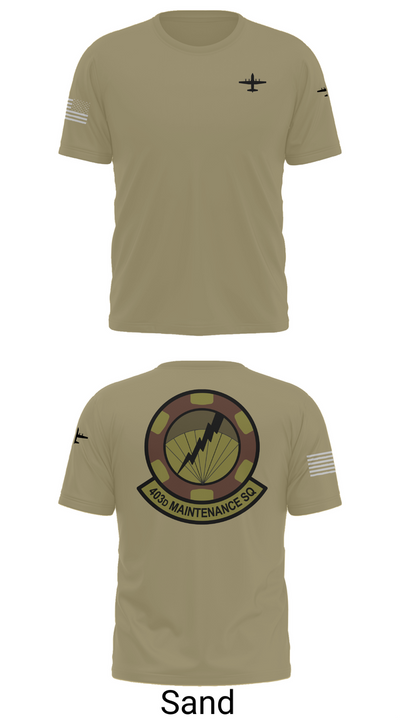 403 Maintenance Sqd 80013271 Old School Cotton Feel Shirt - 90