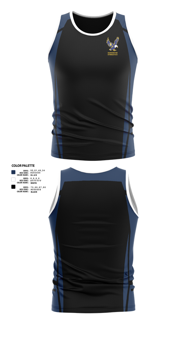 Tank Top, Barrington High School Gymnastics, Spirit Store, Teamtime, Team time, sublimation, custom sports apparel, team uniforms, spirit wear, spiritwear, sports uniforms, custom shirts, team store, custom team store, fundraiser sports, apparel fundraiser