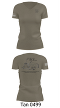 Naval Submarine Support Facility Women's Short Sleeve V-neck Shirt - 65