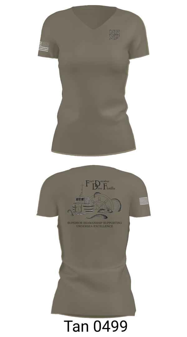Womens Short Sleeve Vneck Shirt, Naval Submarine Support Facility, Navy, Teamtime, Team time, sublimation, custom sports apparel, team uniforms, spirit wear, spiritwear, sports uniforms, custom shirts, team store, custom team store, fundraiser sports, apparel fundraiser