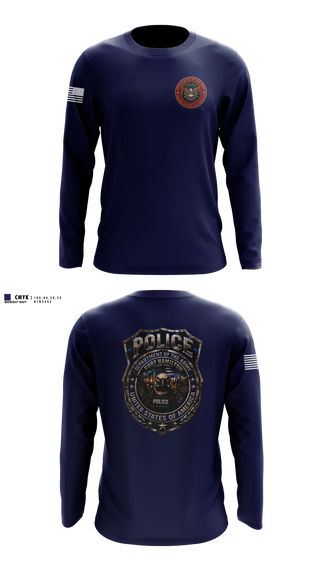 Long Sleeve Performance Shirt, Fort Hamilton Police, Police, Teamtime, Team time, sublimation, custom sports apparel, team uniforms, spirit wear, spiritwear, sports uniforms, custom shirts, team store, custom team store, fundraiser sports, apparel fundraiser