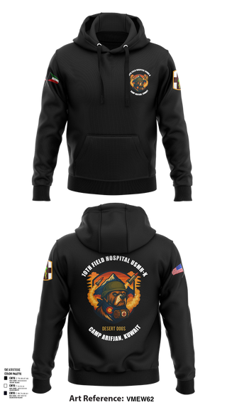 Hoodie, 10th Field Hospital (FWD), , Teamtime, Team time, sublimation, custom sports apparel, team uniforms, spirit wear, spiritwear, sports uniforms, custom shirts, team store, custom team store, fundraiser sports, apparel fundraiser