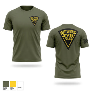 Short Sleeve Performance Shirt, West Virginia State Police, Police, Teamtime, Team time, sublimation, custom sports apparel, team uniforms, spirit wear, spiritwear, sports uniforms, custom shirts, team store, custom team store, fundraiser sports, apparel fundraiser
