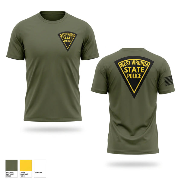 Short Sleeve Performance Shirt, West Virginia State Police, Police, Teamtime, Team time, sublimation, custom sports apparel, team uniforms, spirit wear, spiritwear, sports uniforms, custom shirts, team store, custom team store, fundraiser sports, apparel fundraiser