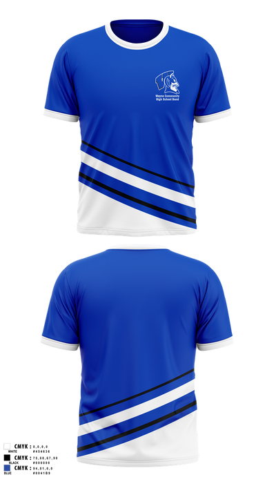 Wayne Community High School Band 96788972 Short Sleeve Performance Shirt - 1
