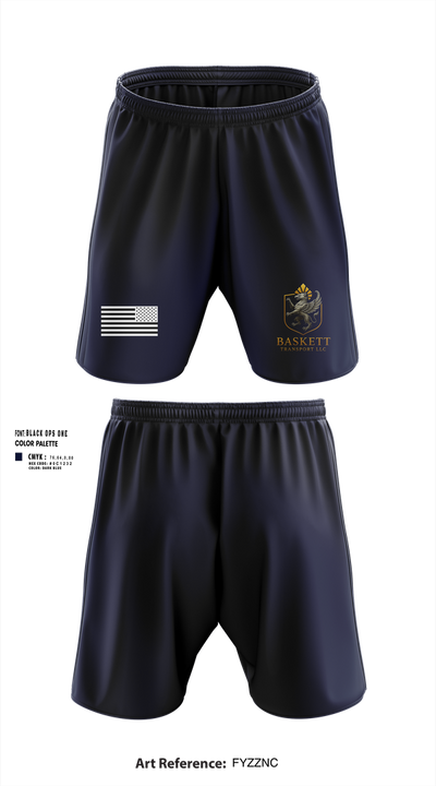 Baskett Transport LLC 45645919 Athletic Shorts With Pockets - 23