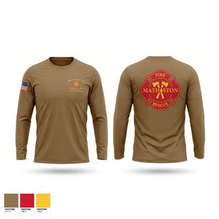 Long Sleeve Performance Shirt, Mathiston fire and rescue, Fire Department, Teamtime, Team time, sublimation, custom sports apparel, team uniforms, spirit wear, spiritwear, sports uniforms, custom shirts, team store, custom team store, fundraiser sports, apparel fundraiser