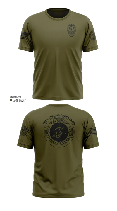 TDOC SPECIAL OPERATIONS 52913563 Old School Cotton Feel Shirt - 22