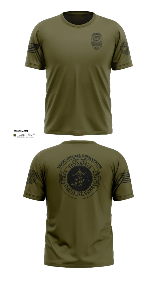 Old School Cotton Feel Shirt, TDOC SPECIAL OPERATIONS, Police, Teamtime, Team time, sublimation, custom sports apparel, team uniforms, spirit wear, spiritwear, sports uniforms, custom shirts, team store, custom team store, fundraiser sports, apparel fundraiser