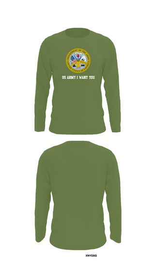 Long Sleeve Performance Shirt, US Army I Want You, Army, Teamtime, Team time, sublimation, custom sports apparel, team uniforms, spirit wear, spiritwear, sports uniforms, custom shirts, team store, custom team store, fundraiser sports, apparel fundraiser