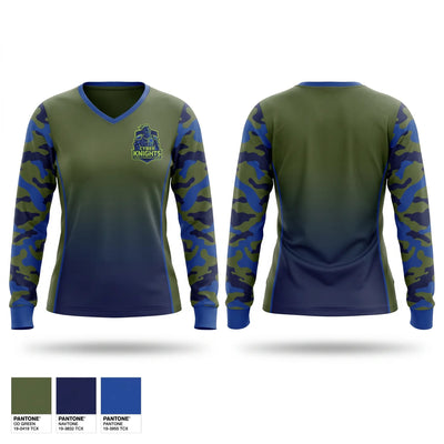 Gaming and Technology academy Women's Long Sleeve V-neck Shirt - 1