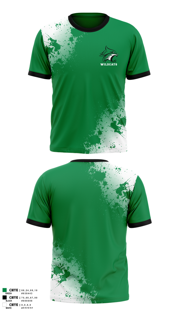 Short Sleeve Performance Shirt, Wildcats, , Teamtime, Team time, sublimation, custom sports apparel, team uniforms, spirit wear, spiritwear, sports uniforms, custom shirts, team store, custom team store, fundraiser sports, apparel fundraiser