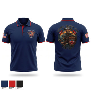 Short Sleeve Performance Polo, Northmen, Fire Department, Teamtime, Team time, sublimation, custom sports apparel, team uniforms, spirit wear, spiritwear, sports uniforms, custom shirts, team store, custom team store, fundraiser sports, apparel fundraiser