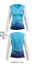 Lions 30053221 Women's Long Sleeve V-neck Shirt - 2