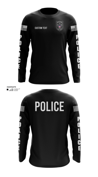Long Sleeve Performance Shirt, PERRY POLICE DEPARTMENT, Police, Teamtime, Team time, sublimation, custom sports apparel, team uniforms, spirit wear, spiritwear, sports uniforms, custom shirts, team store, custom team store, fundraiser sports, apparel fundraiser