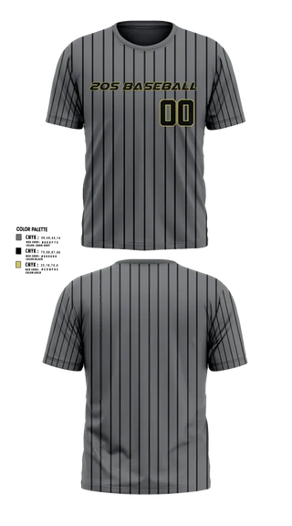 Short Sleeve Performance Shirt, The 205 Baseball, Baseball, Teamtime, Team time, sublimation, custom sports apparel, team uniforms, spirit wear, spiritwear, sports uniforms, custom shirts, team store, custom team store, fundraiser sports, apparel fundraiser
