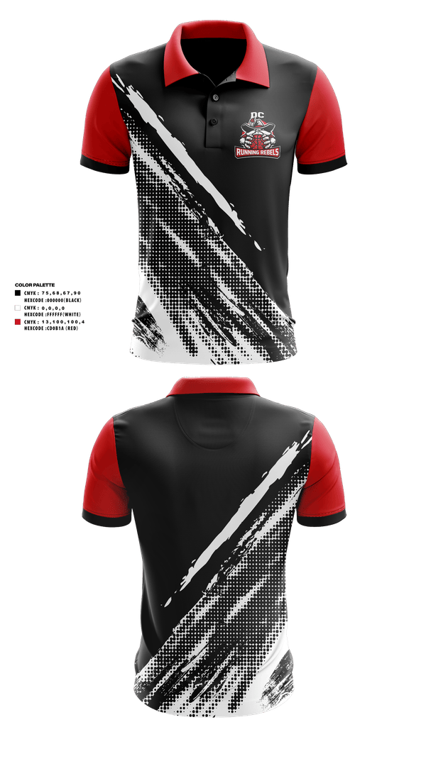 Short Sleeve Performance Polo, DCRR, Men's Basketball, Teamtime, Team time, sublimation, custom sports apparel, team uniforms, spirit wear, spiritwear, sports uniforms, custom shirts, team store, custom team store, fundraiser sports, apparel fundraiser