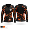 Byron Center Bulldogs Women's Long Sleeve V-neck Shirt - 1