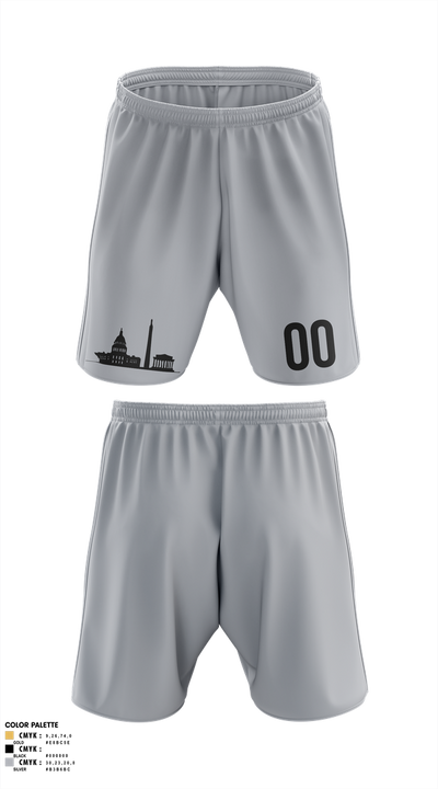 Flight School DMV 10889995 Mens Soccer Shorts - 3