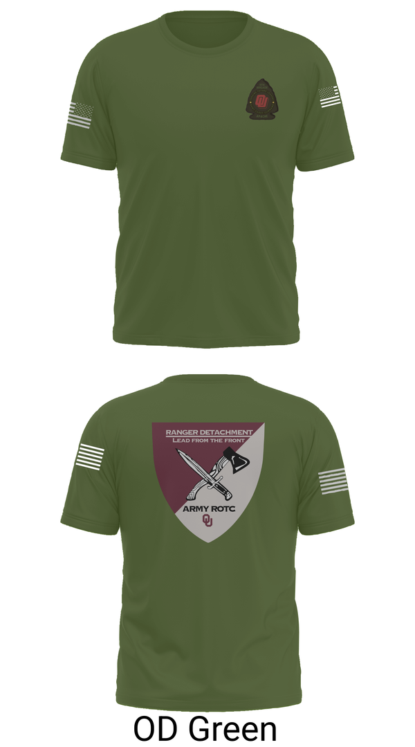 Old School Cotton Feel Shirt, FY 25-26 OU RC, Army, Teamtime, Team time, sublimation, custom sports apparel, team uniforms, spirit wear, spiritwear, sports uniforms, custom shirts, team store, custom team store, fundraiser sports, apparel fundraiser