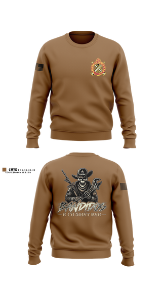 Crew Neck Sweatshirt, 501st BSB, B Company, , Teamtime, Team time, sublimation, custom sports apparel, team uniforms, spirit wear, spiritwear, sports uniforms, custom shirts, team store, custom team store, fundraiser sports, apparel fundraiser