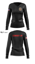 Crazy 8s Women's Long Sleeve V-neck Shirt - 11