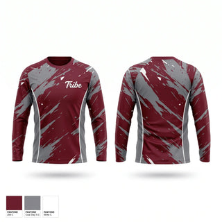 Long Sleeve Performance Shirt, Tribe, Baseball, Teamtime, Team time, sublimation, custom sports apparel, team uniforms, spirit wear, spiritwear, sports uniforms, custom shirts, team store, custom team store, fundraiser sports, apparel fundraiser