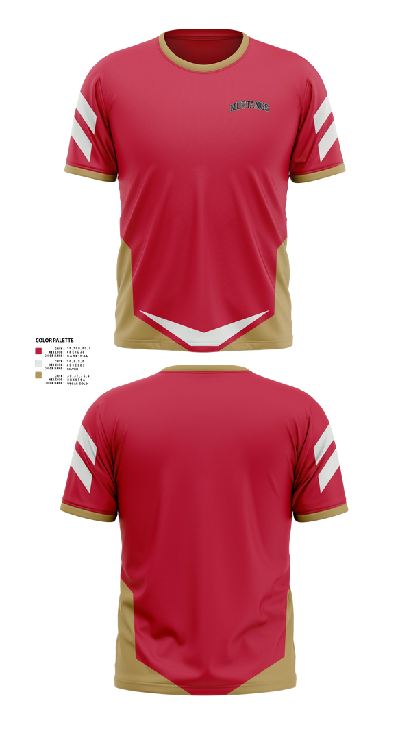 Short Sleeve Performance Shirt, MUSTANGS, , Teamtime, Team time, sublimation, custom sports apparel, team uniforms, spirit wear, spiritwear, sports uniforms, custom shirts, team store, custom team store, fundraiser sports, apparel fundraiser