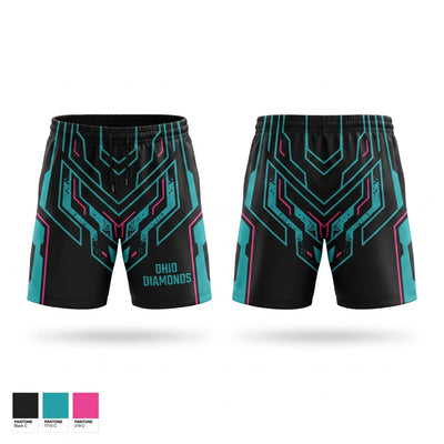Ohio Diamonds Athletic Shorts With Pockets - 1