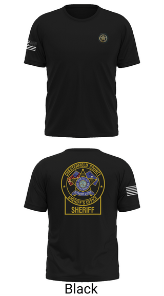 Short Sleeve Performance Shirt, Chesterfield County Sheriff’s Office, Police, Teamtime, Team time, sublimation, custom sports apparel, team uniforms, spirit wear, spiritwear, sports uniforms, custom shirts, team store, custom team store, fundraiser sports, apparel fundraiser