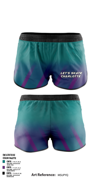 Track Shorts, Let’s Skate Charlotte, Cross Country, Teamtime, Team time, sublimation, custom sports apparel, team uniforms, spirit wear, spiritwear, sports uniforms, custom shirts, team store, custom team store, fundraiser sports, apparel fundraiser
