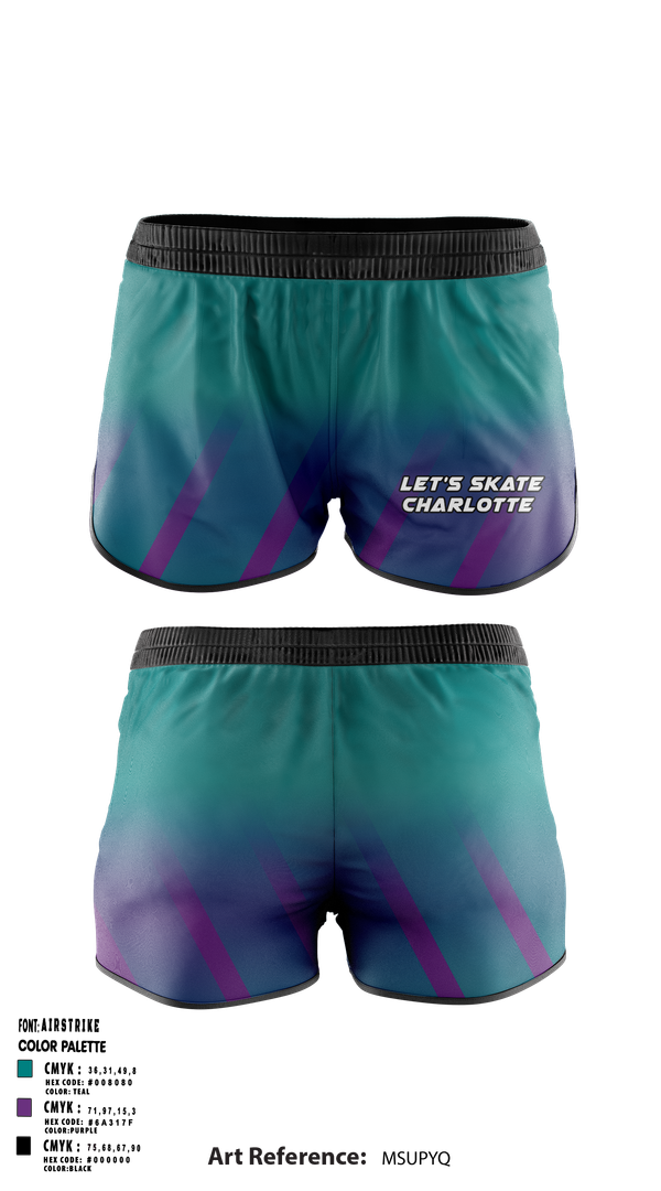 Track Shorts, Let’s Skate Charlotte, Cross Country, Teamtime, Team time, sublimation, custom sports apparel, team uniforms, spirit wear, spiritwear, sports uniforms, custom shirts, team store, custom team store, fundraiser sports, apparel fundraiser