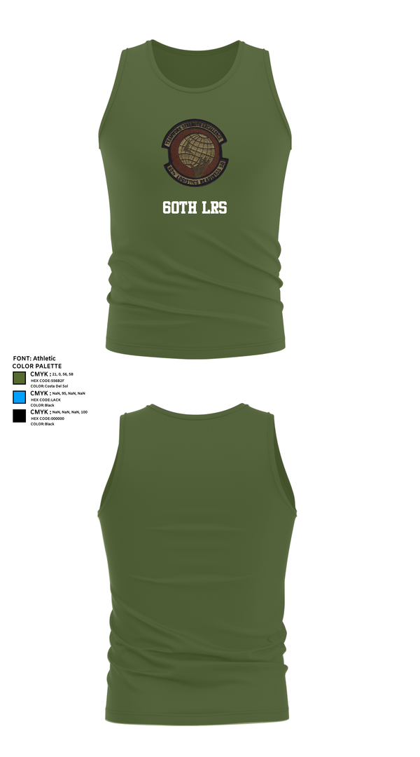 Tank Top, 60th LRS, , Teamtime, Team time, sublimation, custom sports apparel, team uniforms, spirit wear, spiritwear, sports uniforms, custom shirts, team store, custom team store, fundraiser sports, apparel fundraiser