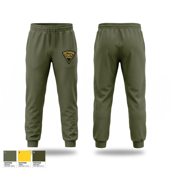 Sweatpants, WEST VIRGINIA STATE POLICE, Police, Teamtime, Team time, sublimation, custom sports apparel, team uniforms, spirit wear, spiritwear, sports uniforms, custom shirts, team store, custom team store, fundraiser sports, apparel fundraiser